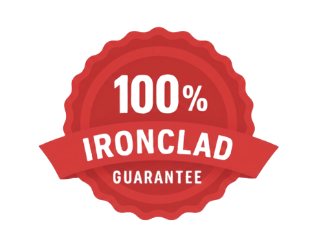 100% Ironclad Guarantee badge